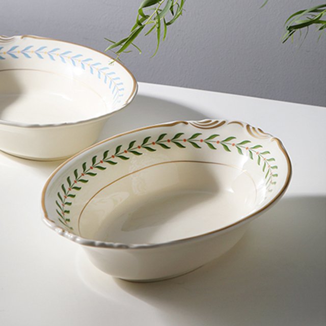 [시라쿠스] 로렐 오벌접시 28cm 2종 택1