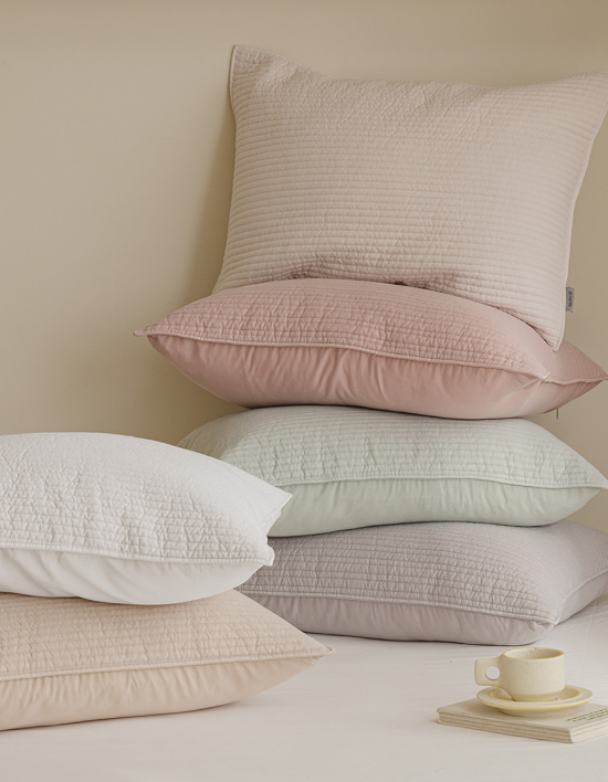 [아망떼] 워싱 피그먼트 시그널 베개커버 14종 (택1)