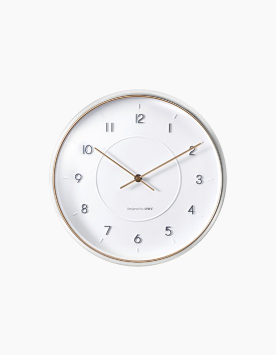 [OWC] 실루엣 메탈 무소음 벽시계