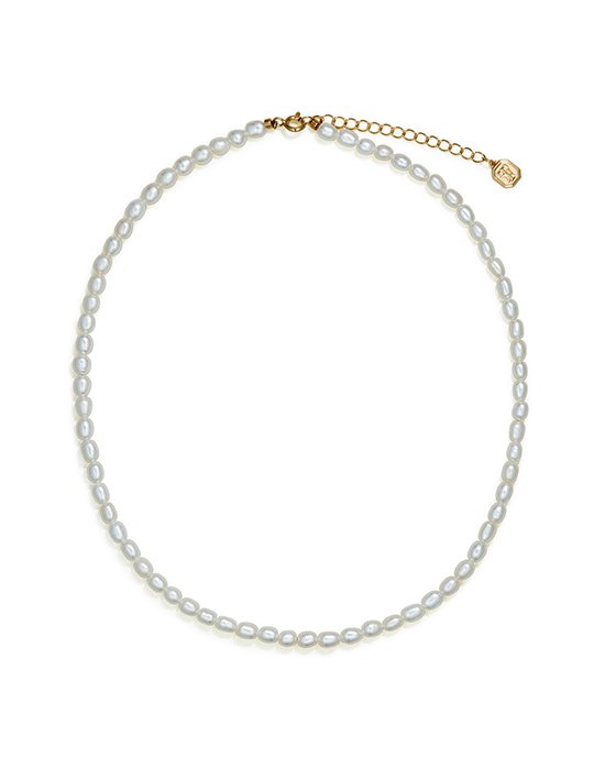 [타니바이미네타니] 라일라 4mm 담수진주 목걸이 (담수진주 4mm)