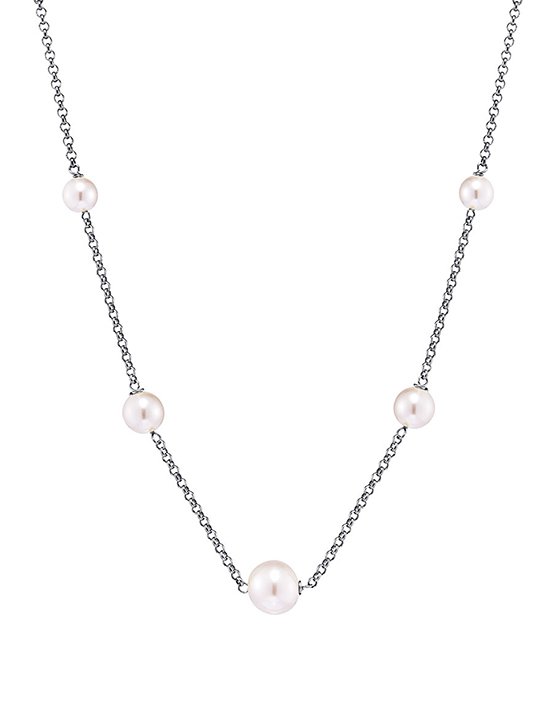 [타니바이미네타니] 클래식 진주 체인 목걸이