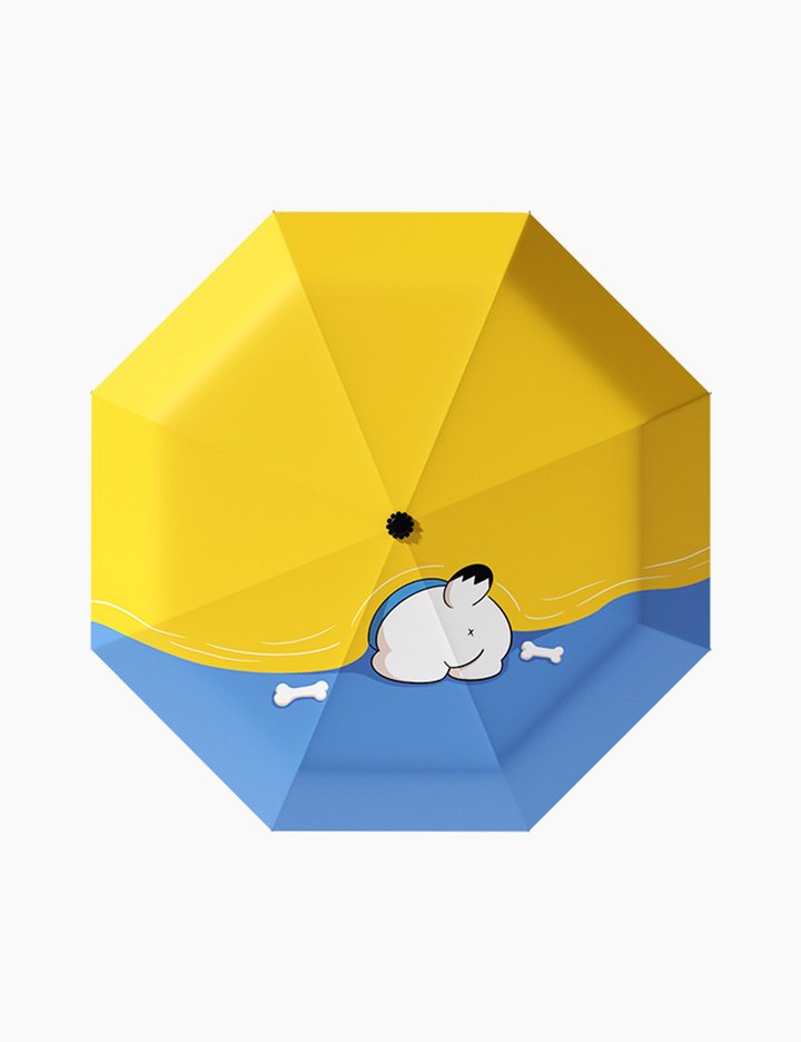 [포유렐라]  UV차단 애니멀 3단 암막 접이식 휴대용 자동우산 4종 (택1)