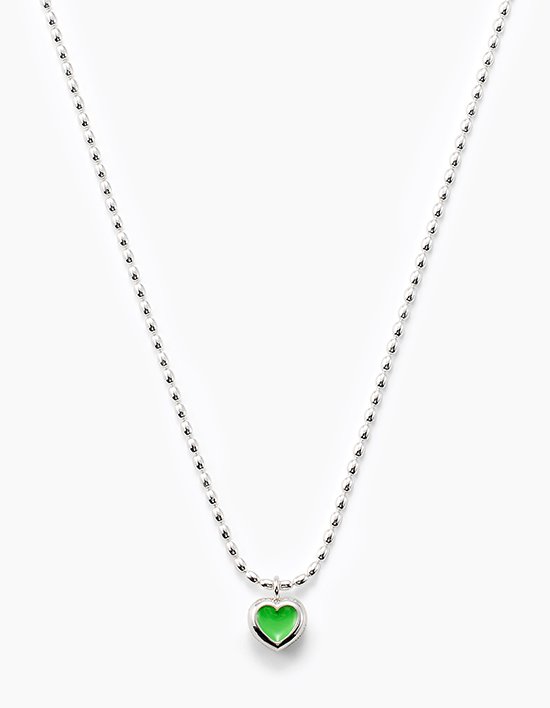 [먼데이에디션] 베이비 하트 팬던트 실버 목걸이 4종 (택1)