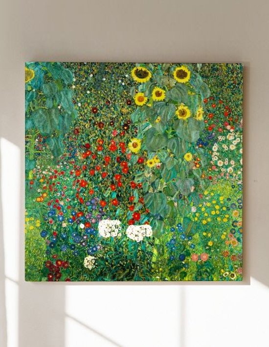 [세잔느화실] 명화 풍수 캔버스액자 클림트 해바라기 정원