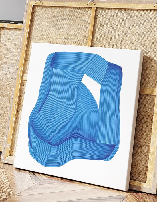 [세잔느화실] 로낭 부홀렉 추상화 인테리어그림 Light Blue