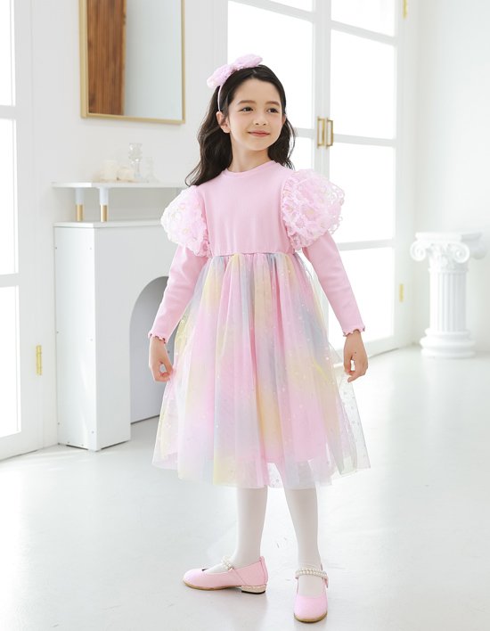 [유니엘] 로렐 드레스_핑크