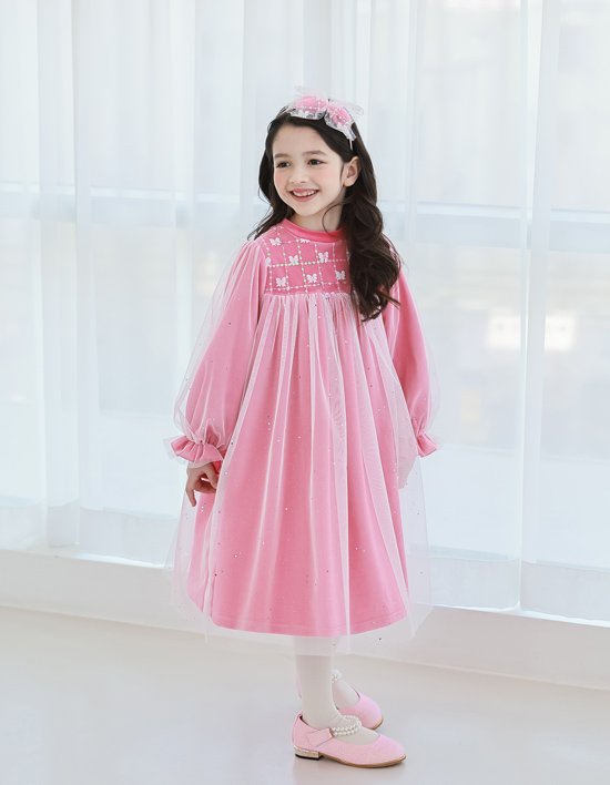 [유니엘] 바네사 드레스_핑크