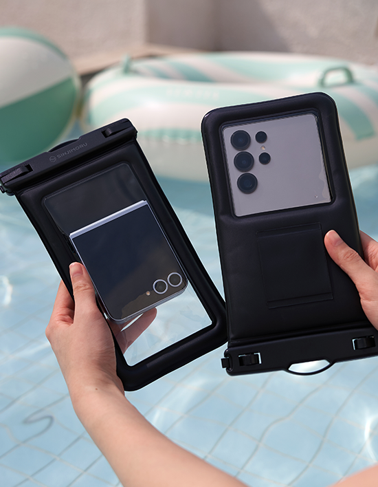 [신지모루] 1+1 방수팩 할인 기획 스마트폰 슬림 방수팩 4중잠금