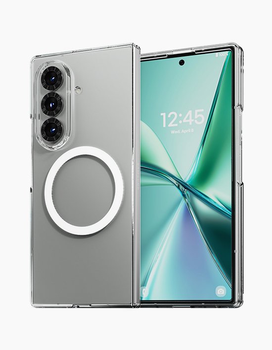 [신지모루]맥세이프 M-에어로핏 베이직 갤럭시 Z폴드 슬림 투명 케이스 (7/6)