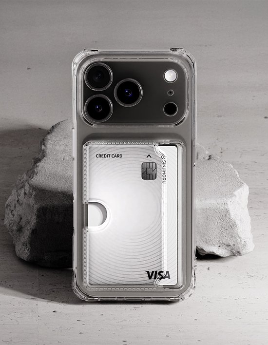 [신지모루] 에어쉴드 라이트 카드수납 젤리 케이스 (아이폰/갤럭시)