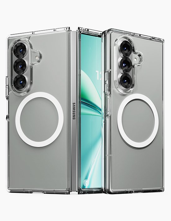 [신지모루]맥세이프 M-에어클로 베이직 갤럭시 Z폴드7 투명 케이스 Z Fold 7