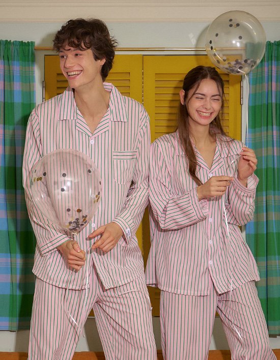 [오프아워] 자이푸르 긴팔 잠옷 세트