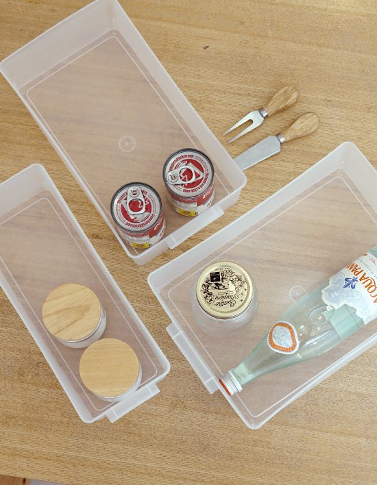 [보노하우스] 2+1 반투명 다용도 트레이 펜트리 냉장고 수납 정리 바스켓 3종 (택1)