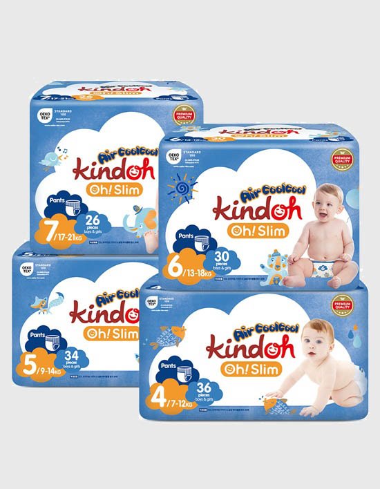 [킨도](팩) 킨도 오슬림 에어쿨쿨 팬티기저귀