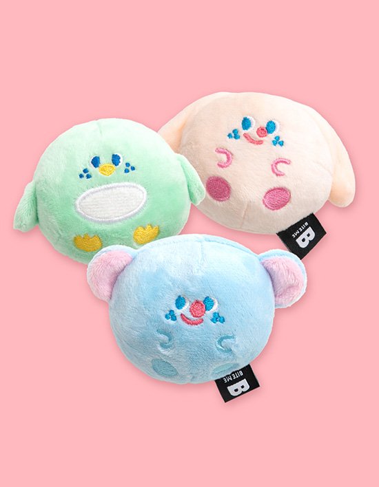 [바잇미] 플러피 프렌즈 멀티팩 공 장난감 (3개세트) (1개)