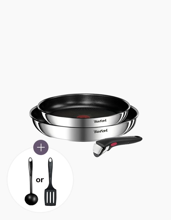 [테팔] 매직핸즈 인덕션 뉴 이모션 트라이미 3종 세트 (팬22+팬24+손잡이)+조리1개 (트라이미 3P)