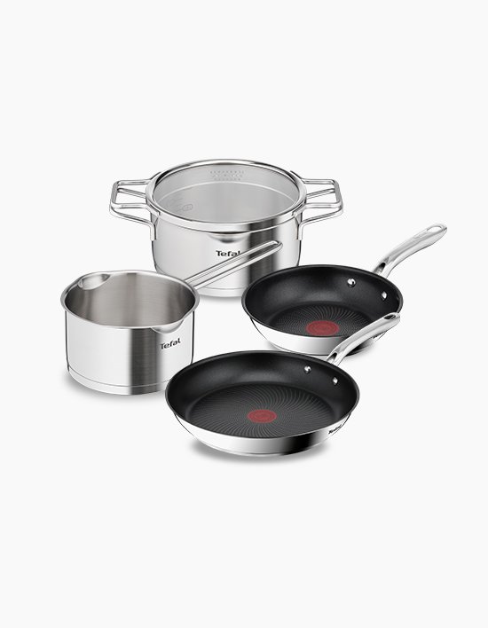 [테팔] 인덕션 노르디카 2종+심플리쉐프 팬 2종 4p세트(편16+양20+팬20+28) (4종)