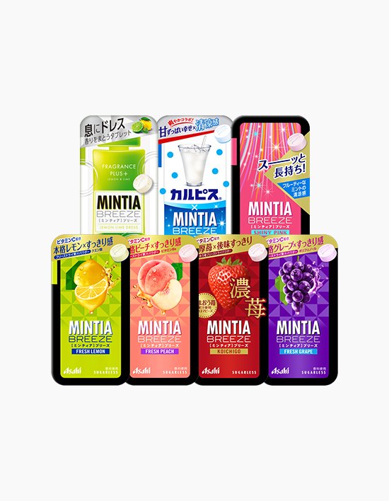[아사히 민티아] 브리즈 캔디 22g 7종