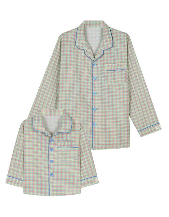 [도씨] 2PACK/코튼라이크 푸키 긴팔 패밀리 잠옷 세트