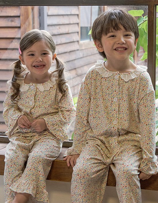 [도씨 키즈] 소프킨 포피 레이스 긴팔 키즈 잠옷 세트