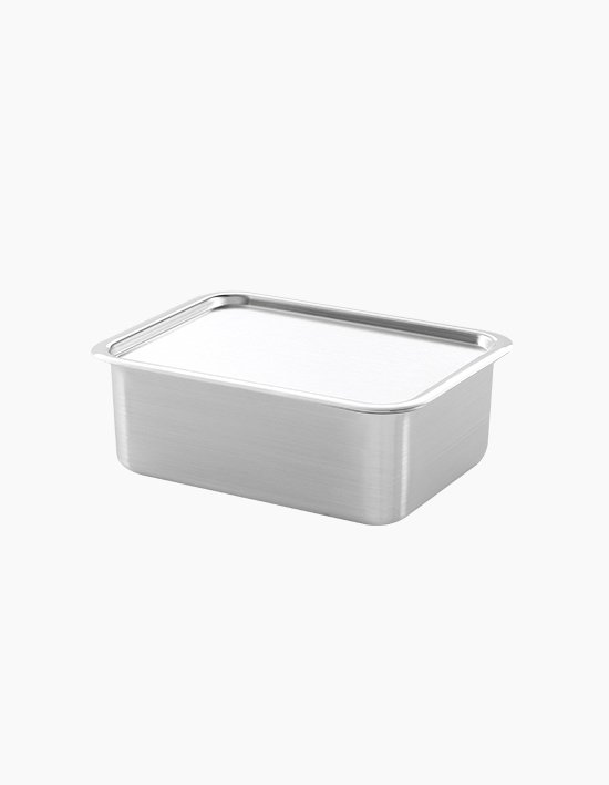 [에버스텐] 대용량 저장 스텐용기 블럭 1호 3종 (택1)