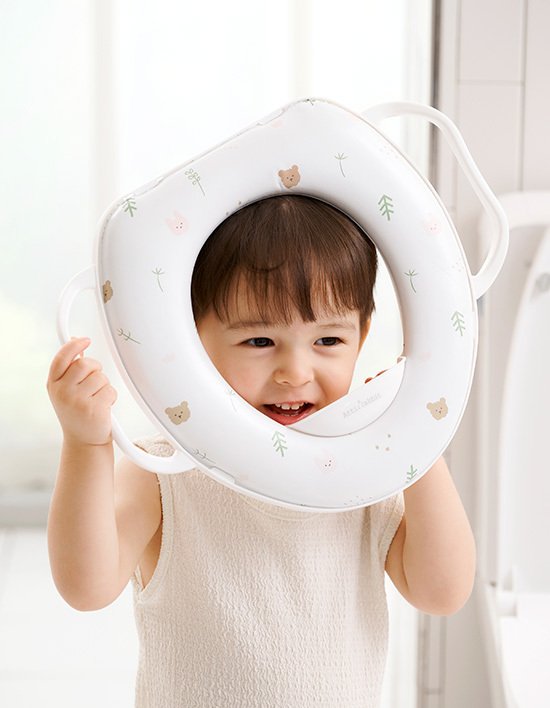 [아띠래빗] 소프트 비데겸용 손잡이형 아기변기커버