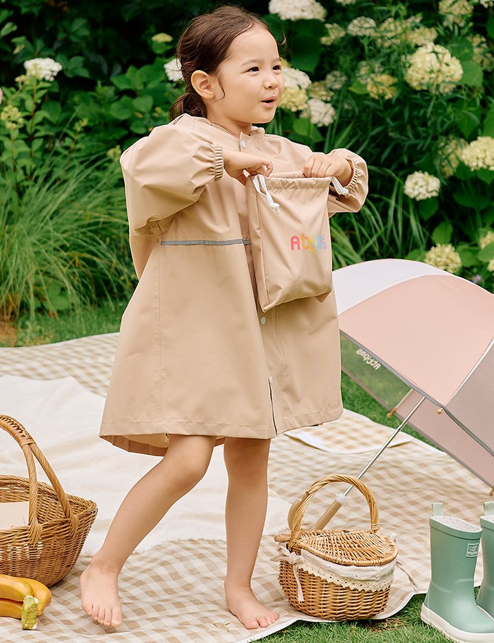 [아띠빠스] 빛 반사띠 아기 우비 (택1)