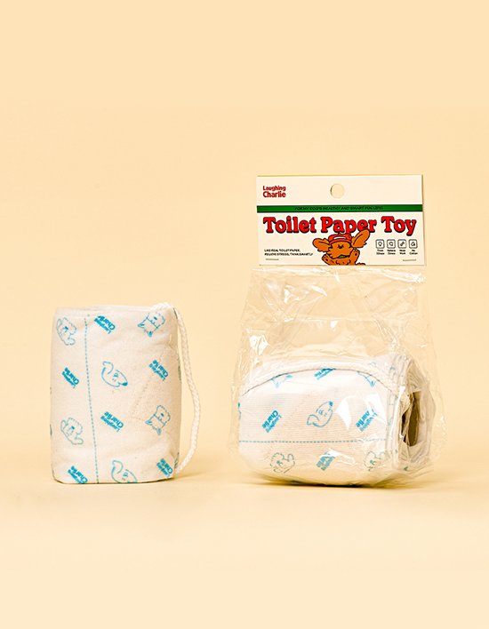 [래핑찰리] 토일렛 페이퍼 토이 강아지 노즈워크 장난감 300cm (단품)