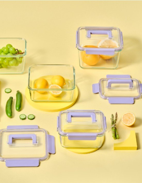 [글라스락] 퓨어 핸디 베리페리 김치보관 밀폐용기 5종 (택1)