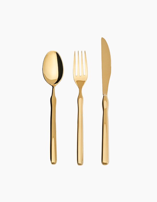 [호랑] 커트러리 레귤러사이즈 세트 골드에디션 (호랑 커트러리 레귤러사이즈 세트 골드에디션)