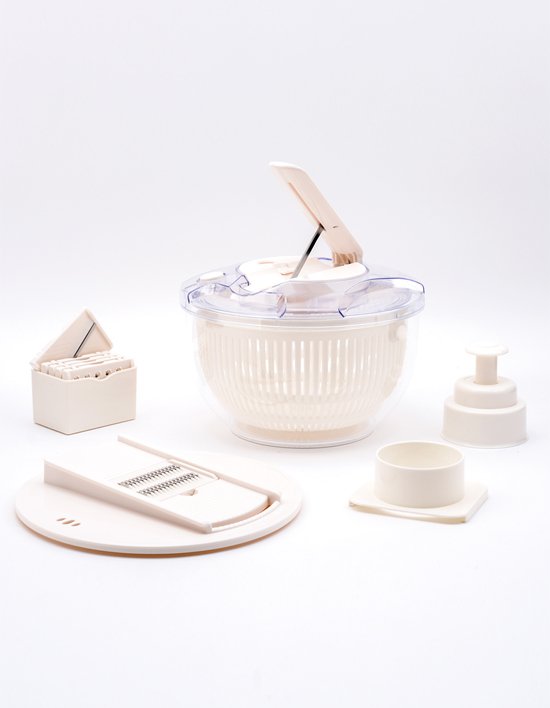 [미스티파이]마스터 샐러드 야채탈수기 &채칼 8pc세트