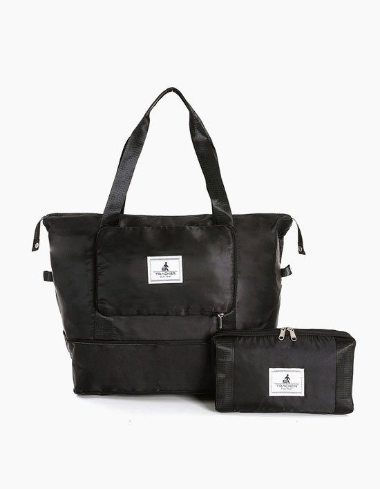 [트래커] 스토리 폴딩 보스턴 가방 (블랙)