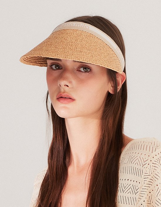 [멜라밀라] 아이린 라피아 썬바이저 썬캡 (4종 택1)