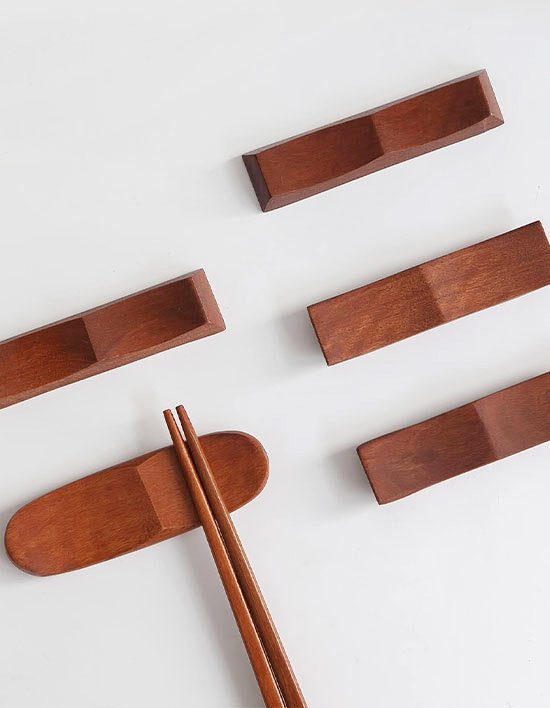 [니코트] 우드 젓가락 수저받침 모음 4종 (택 1)