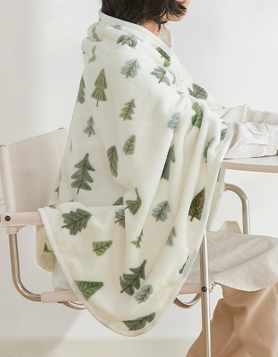 [아이르] 1+1 극세사 케이프 똑딱이 담요 23종 (택1)