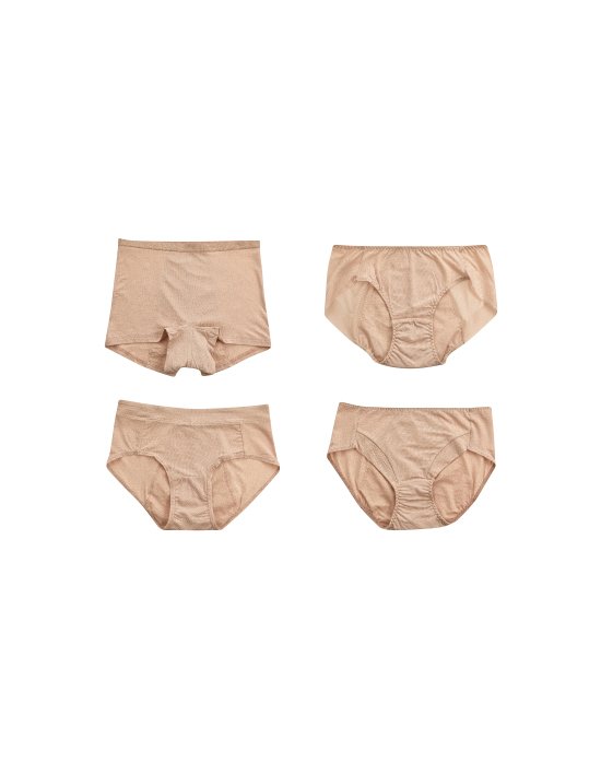 [피치스킨] 텐셀 위생팬티 4매 2종 (택1)