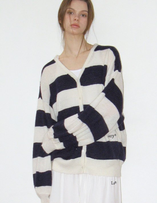 [레이지지] 이지 소프트 루즈핏 니트 가디건 (3색상)