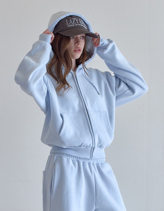 [레이지지] 슬로우 멜로우 데일리 집업 후드 (4색상)