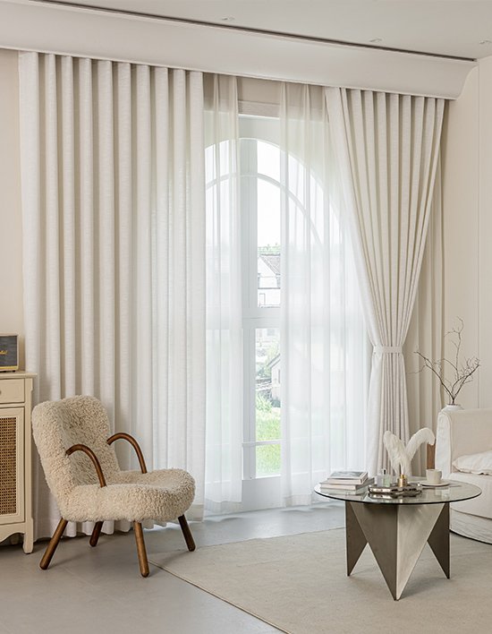 [리앤룸] 세레나 린넨스타일 형상커튼 2종 (택1)