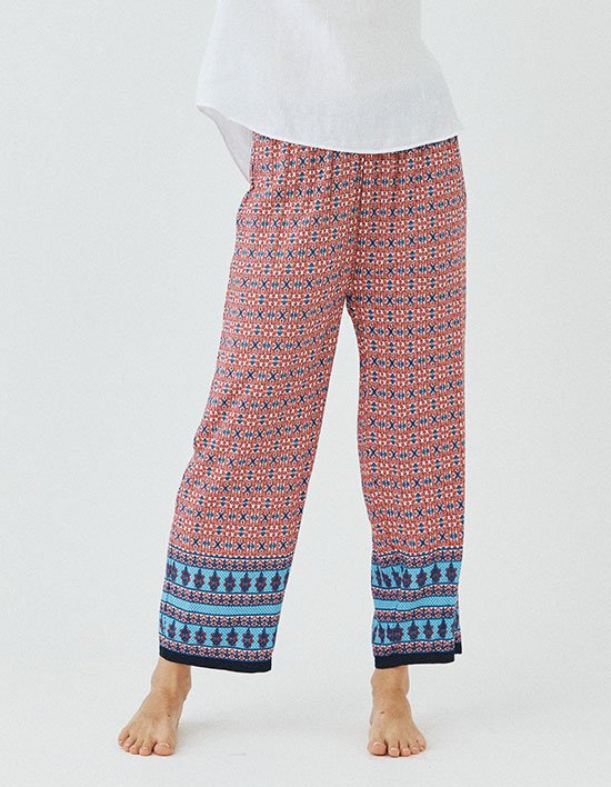 [라페어] 페르시안 루미 핑크 인견 9부 팬츠 4종 (택 1)