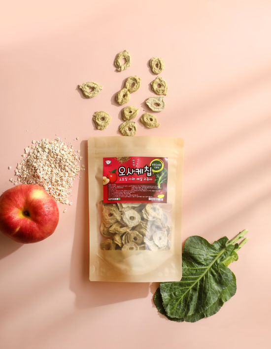 [복실방앗간] 오사케칩 90g Vegan100%, 부드러운 쿠키 수제간식 (오사케칩)