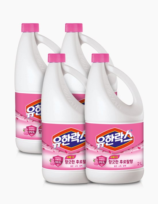 [유한양행] 유한락스 후로랄 (2L x 4개)