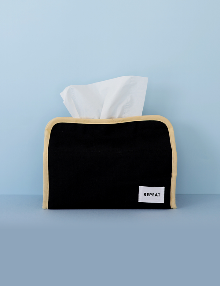 [리핏] 직사각 벨크로 휴지케이스 (단품)