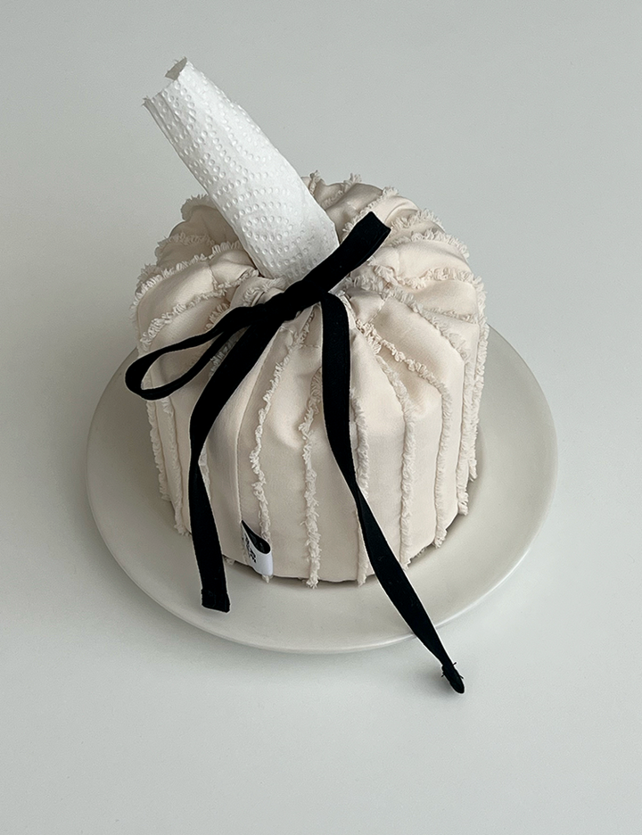 [리핏] 케이크 휴지케이스 원형 두루마리 (4colors)