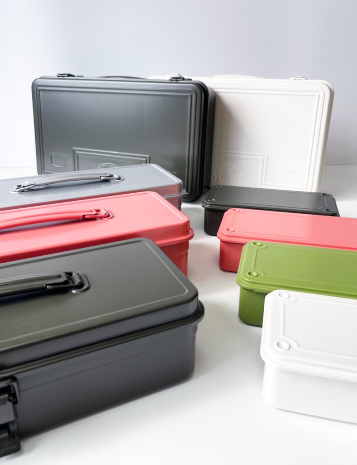 [도요스틸] 컬러 철제 툴박스 다용도 멀티 정리함 9종 (택1)