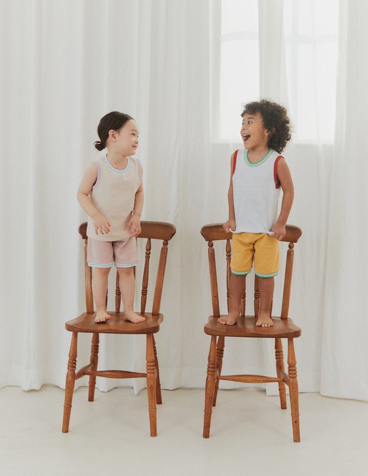 [두두앤솜] 썸머 슈가 민소매 셋업 2종 (택1) (2세 ~ 7세)