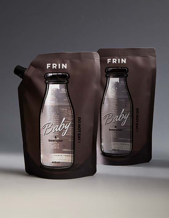 [FRIN] 프린 고농축 세탁세제 - 초저자극형(독일 더마테스트 인증,450ml X 2팩) - 마켓컬리