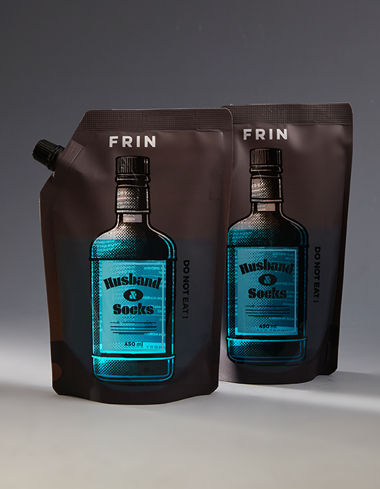 [FRIN] 프린 고농축 세탁세제 - 강력탈취형(독일 더마테스트 인증,450ml X 2팩)