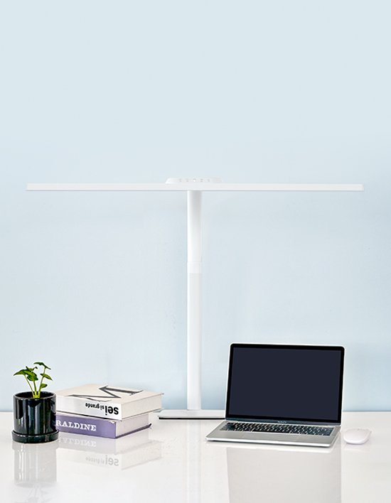 [스피아노] 테드 LED 와이드 스탠드 데스크형 SL-W800D PRO (올화이트)