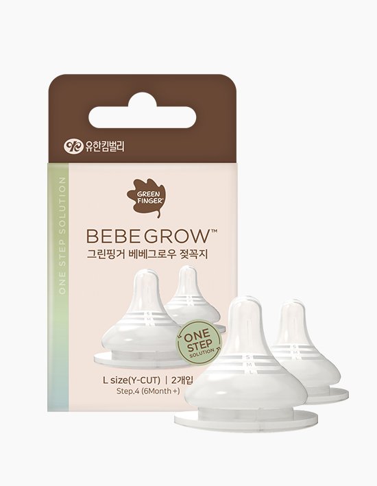 [그린핑거] 베베그로우 젖꼭지 L Size 2P